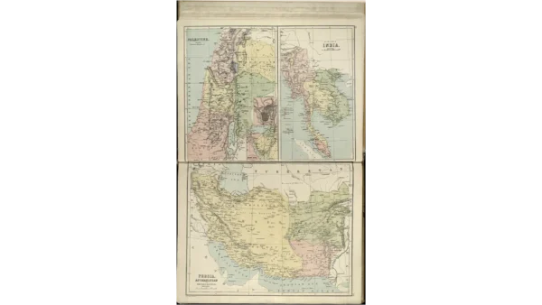 Plates 22, 23 Palestine, Farther India, Persia, Afghanistan and Beloochistan